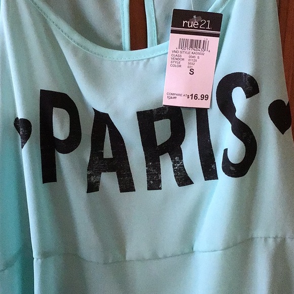 Rue 21 Paris Dressy High-Lo Crepe Small - Picture 4 of 4